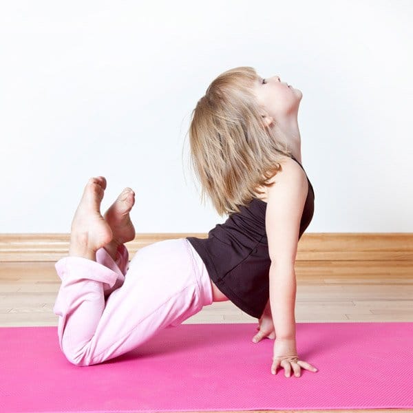 Healthy lifestyle approach - young kids yoga
